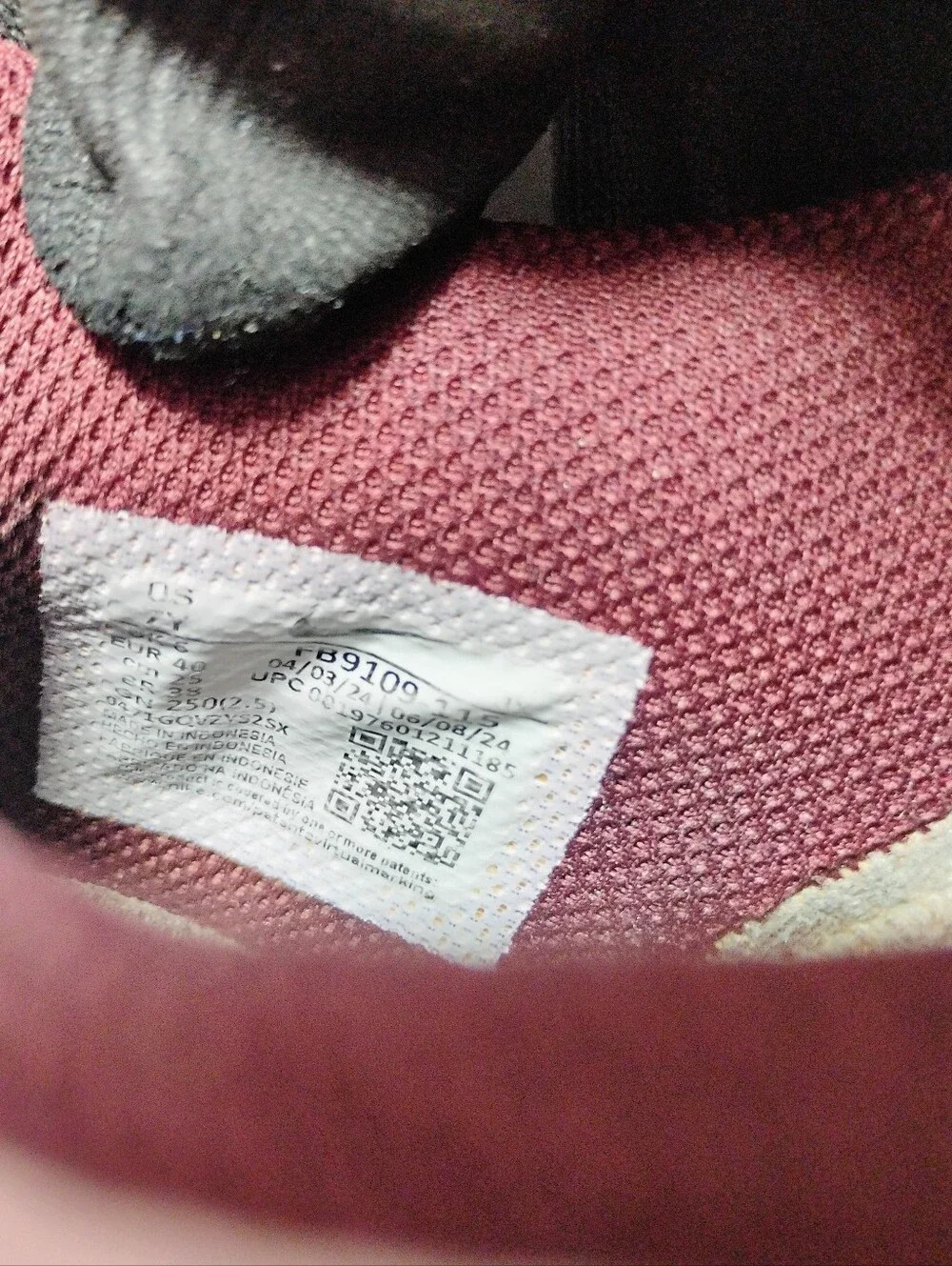 Nike Dunk Low Redwood GS 7Y White Gym Red FB9109‑115 – As‑Is